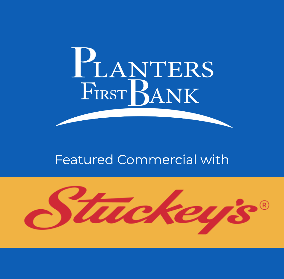Photo for Planters First Bank is proud to feature Stuckey&rsquo;s Corporation in their latest commercial.