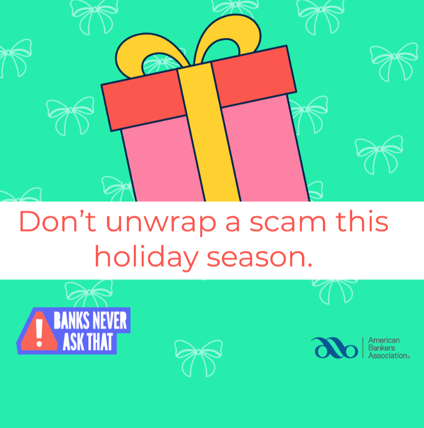Photo for Scams are one thing you don&rsquo;t want to unwrap this holiday season. 