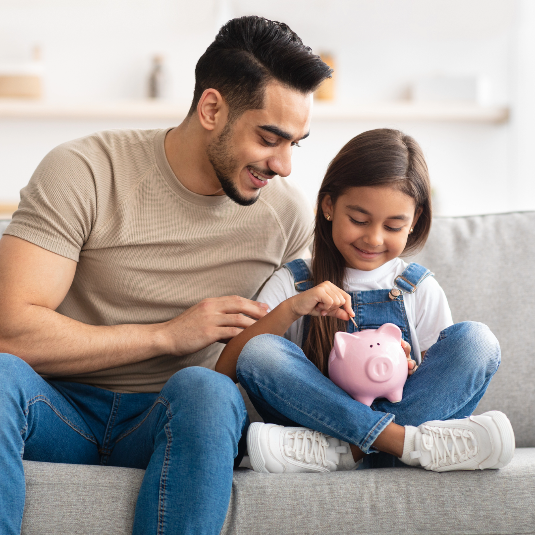 Happy Couple looking at tablet