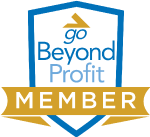 gobeyondprofit member badge image in footer of page